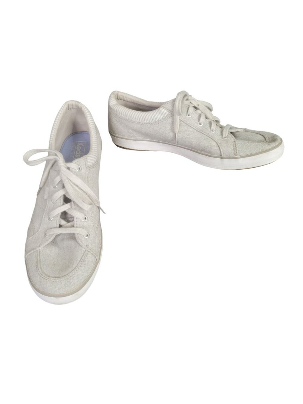 Keds Womens Size 9.5 Shoes Casual Sneakers Center Chambray Lace-Up Dream Foam - Picture 1 of 11